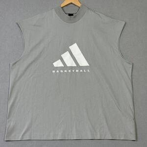 Adidas Gray Sleeveless Men's Shirt